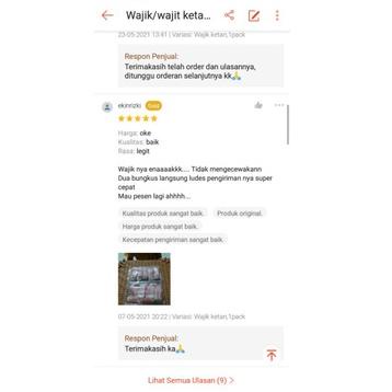 

(Etalase)-V22B➸ Wajik/wajit ketan kelapa khas bandung cemilan tradisional 1 pack paling laris