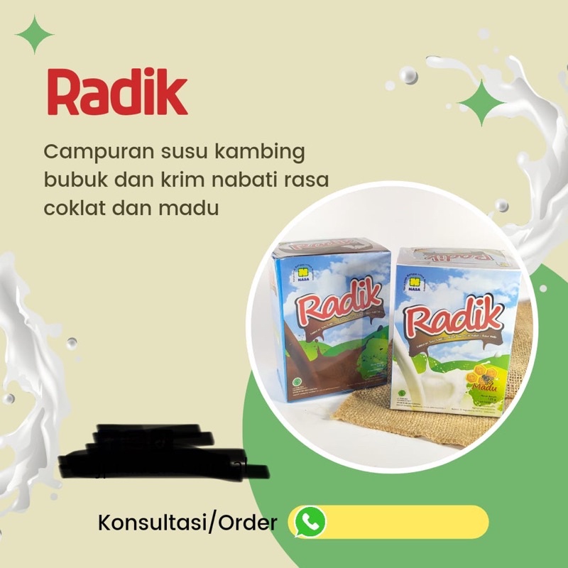 

Radik susu kambing Nasa