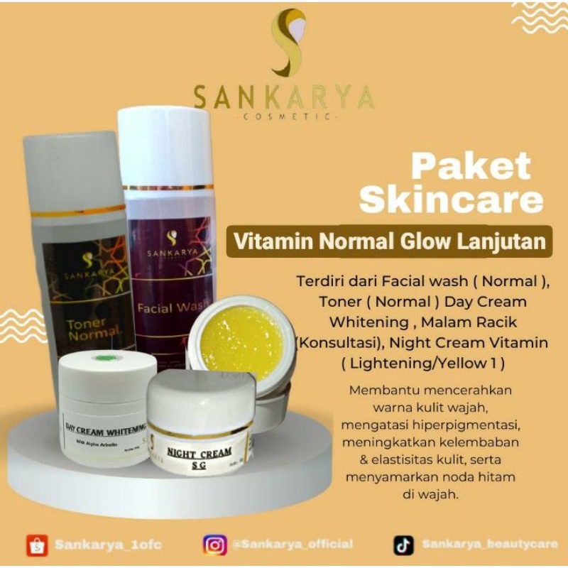SANKARYA PAKET ACNE DAN NORMAL (NIGHT CREAM 2)