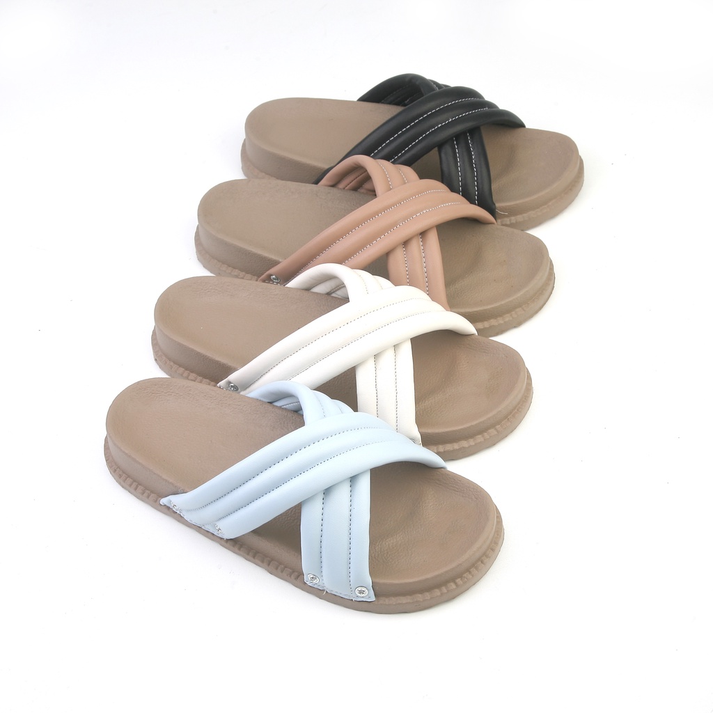 Lexy - Quensley Sandal Platform Wanita Busa Kekinian