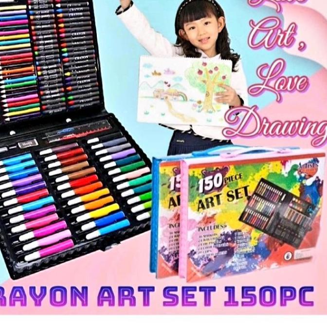 

Serbuuu CRAYON SET SPIDOL SET PENSIL WARNA SET COLORING SET 150 PCS ALAT TULIS OD0'
