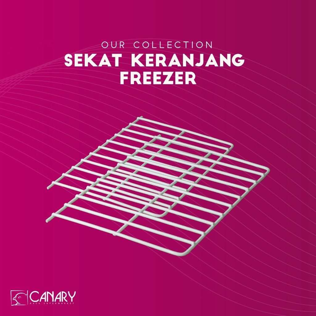 (DK10) Sekat Keranjang Freezer Kawat Ram Besi Kokoh
