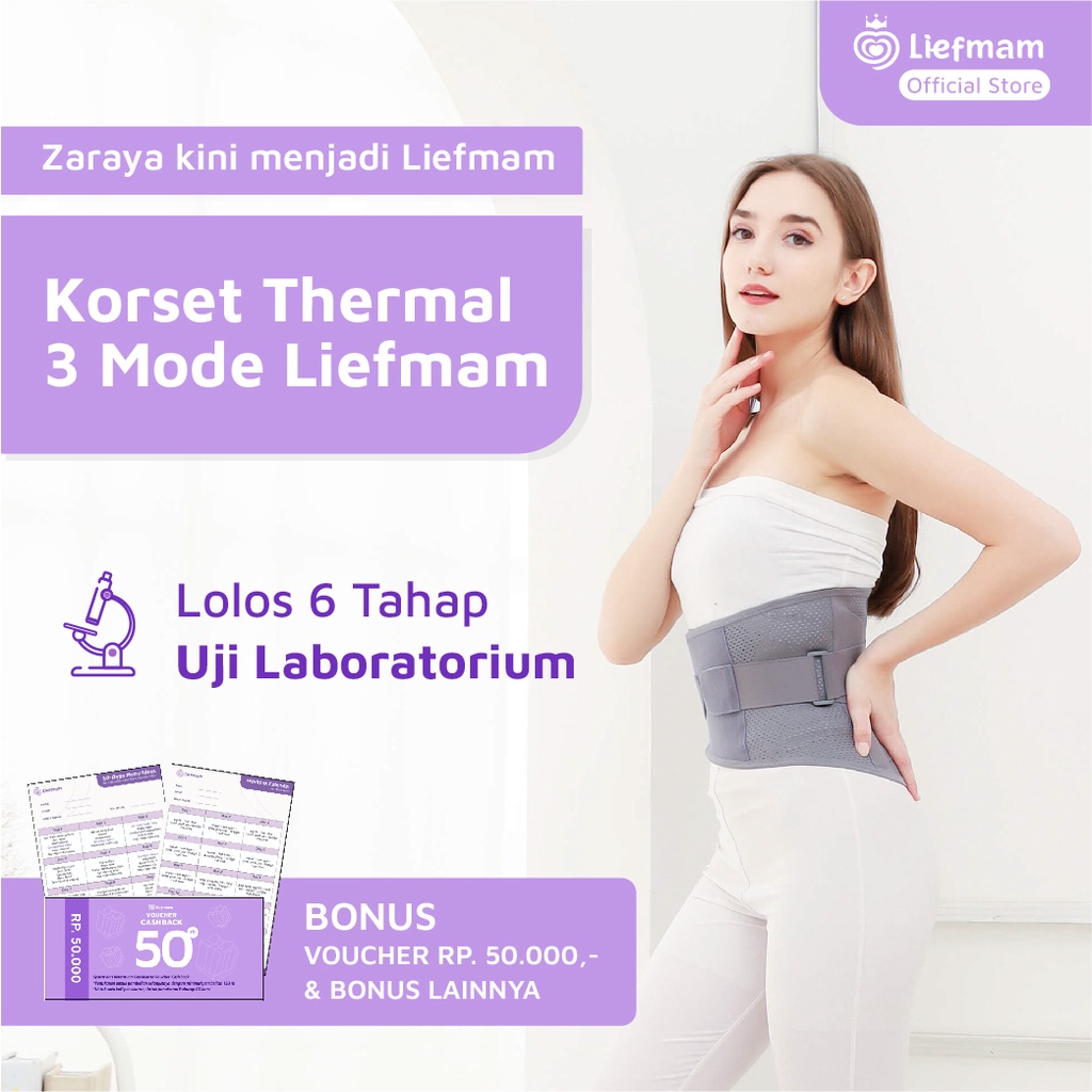 Thermal Corset Liefmam - Korset Peramping Pasca Melahirkan dengan Tourmaline