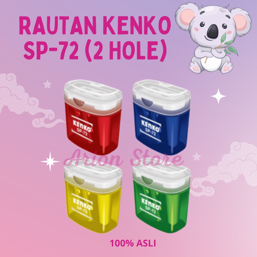 

[ARION STORE] Rautan Pensil 2 Lubang Kenko SP-72 / Orotan Pensil [PCS]