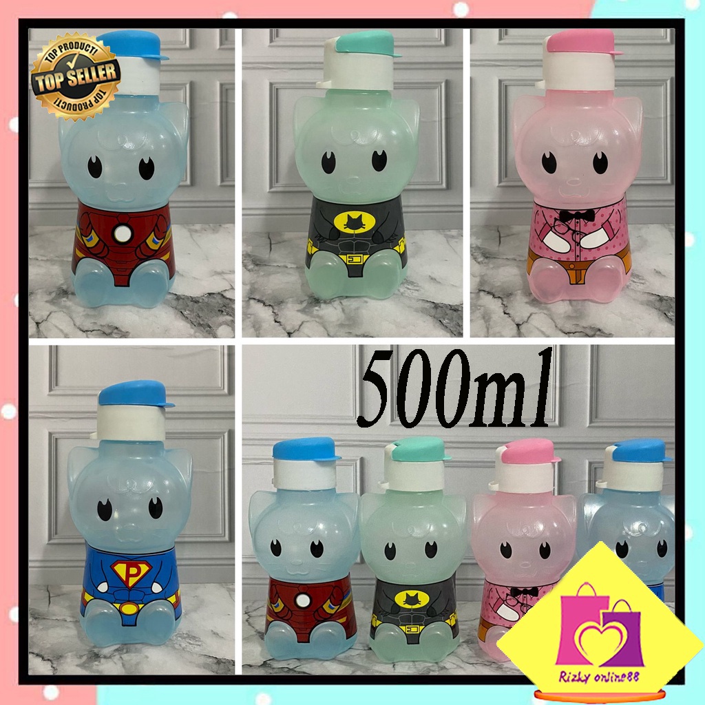 Rizkyonline88 Botol Minum karakter purupuruko 500ML PK