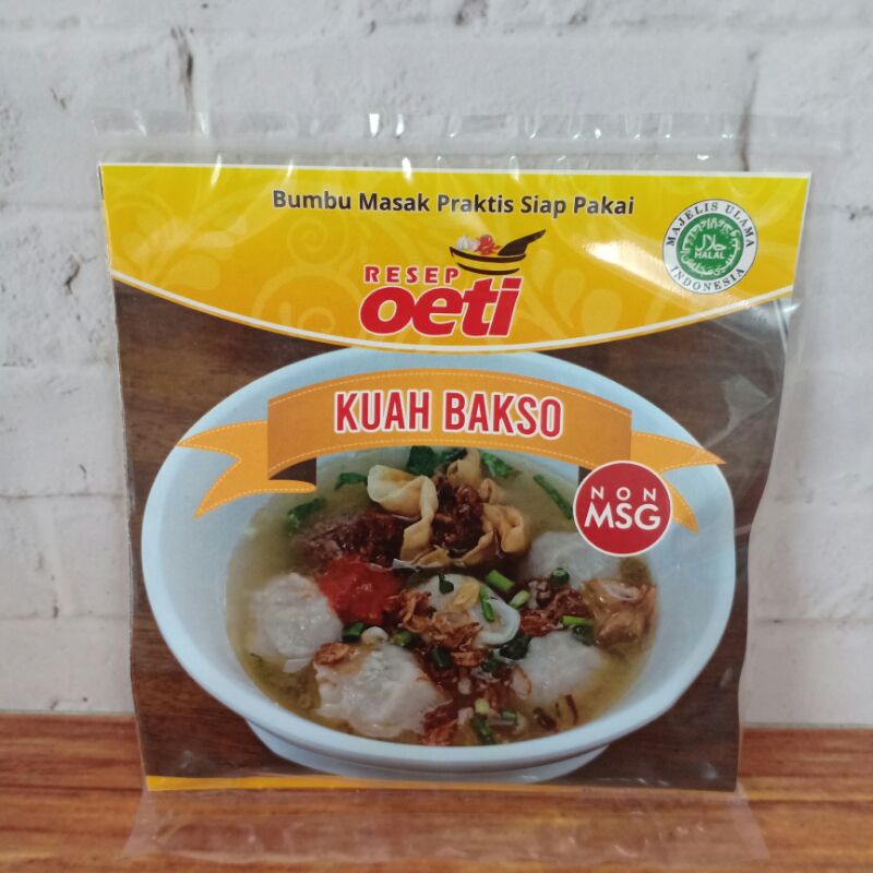 

BUMBU KUAH BAKSO