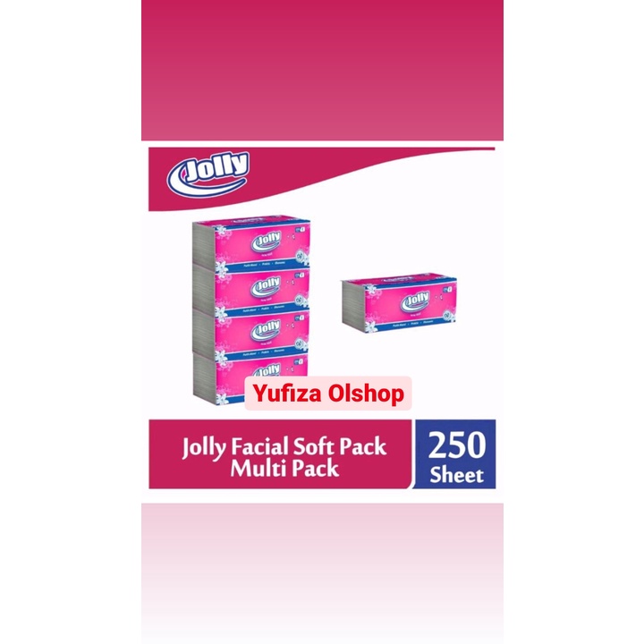 TISU JOLLY 4PCS / FACIAL TISSUE JOLLY 4 PCS 250 S