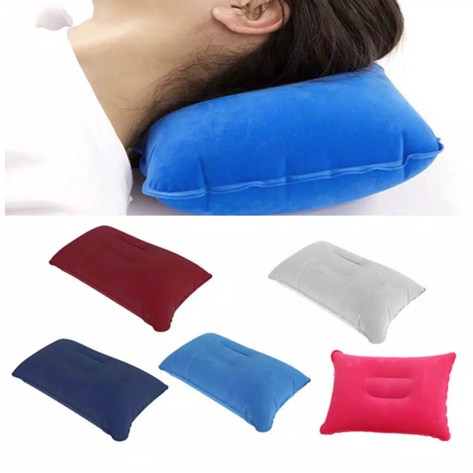 Bantal BESTWAY Bestway 67121 Flocked Air Pillow Portable / Bantal Angin / Ban