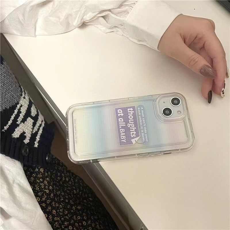 IPHONE Soft Phone Case Kompatibel Untuk Iphone14 13 12 11 Pro Transparan TPU XS Max X XR 78 6 6S Plus Shockproof Casing Cover