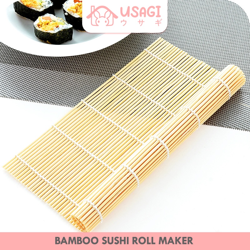 Jual Usagi Official Bamboo Sushi Roller Bambu Tikar Pipih Penggulung