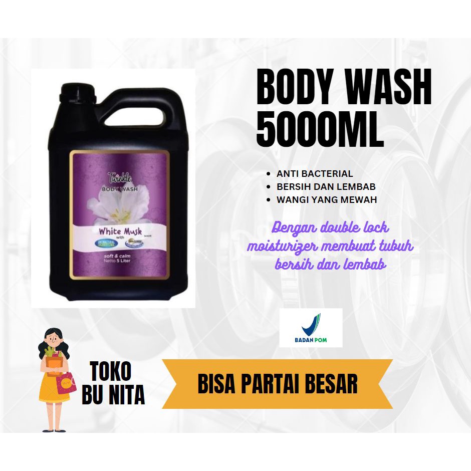 BODYWASH SABUN MANDI CAIR 5 LITER TWINKLE