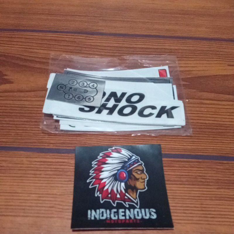 STIKER STICKER PELENGKAP SUZUKI SATRIA RU LUMBA RGV 120 2 TAK