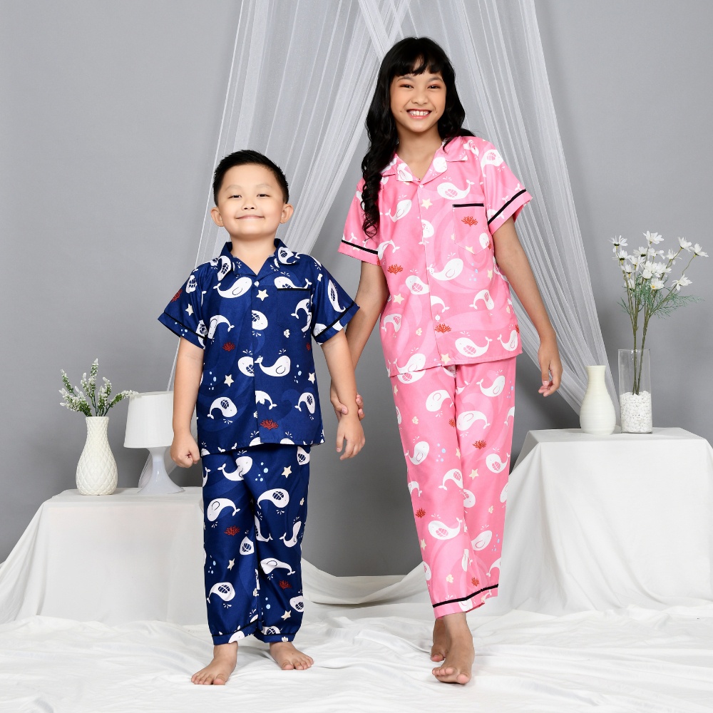 Cleopatra Piyama Anak Perempuan Usia 1 - 6 Tahun ( kids Size M / L / XL ) Bahan Microtex / Piyama Anak Cewe / Piyama Karakter / Piyama Motif Anak - Part 1