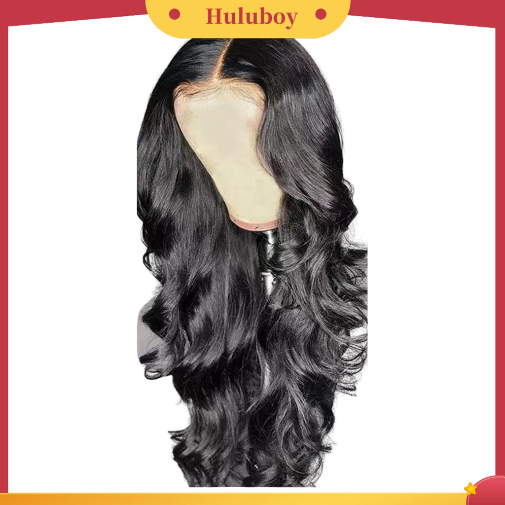 Wig Rambut Panjang Keriting Gelombang Besar Bahan Silk Suhu Tinggi Untuk Alat Makeup