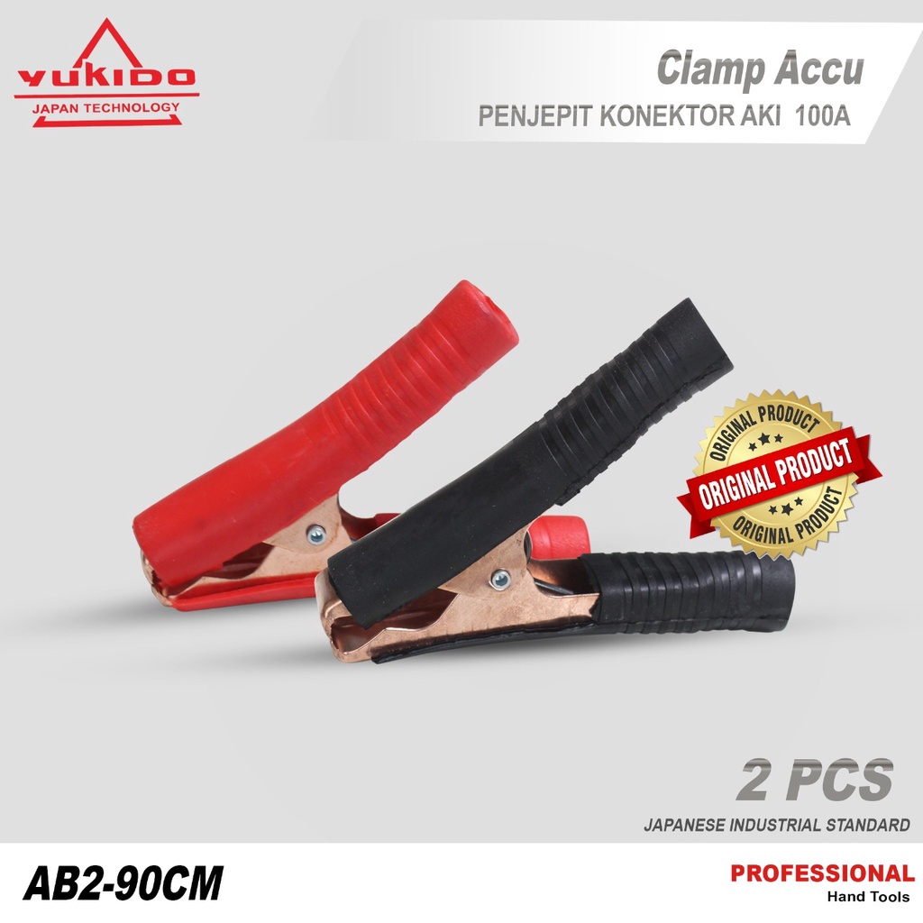 MURAH Jepitan Aki SET mobil/motor BESAR KECIL Jepit Capit Buaya Aki Kabel Accu Batre 6.5 7 8 9 cm 20A 60A 100A Amper Kecil Besar