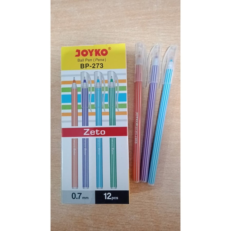 

Joyko Ball Pen BP-273 (Zeto) 6 pcs / Pena / Pen Joyko BP-273 (Zeto)