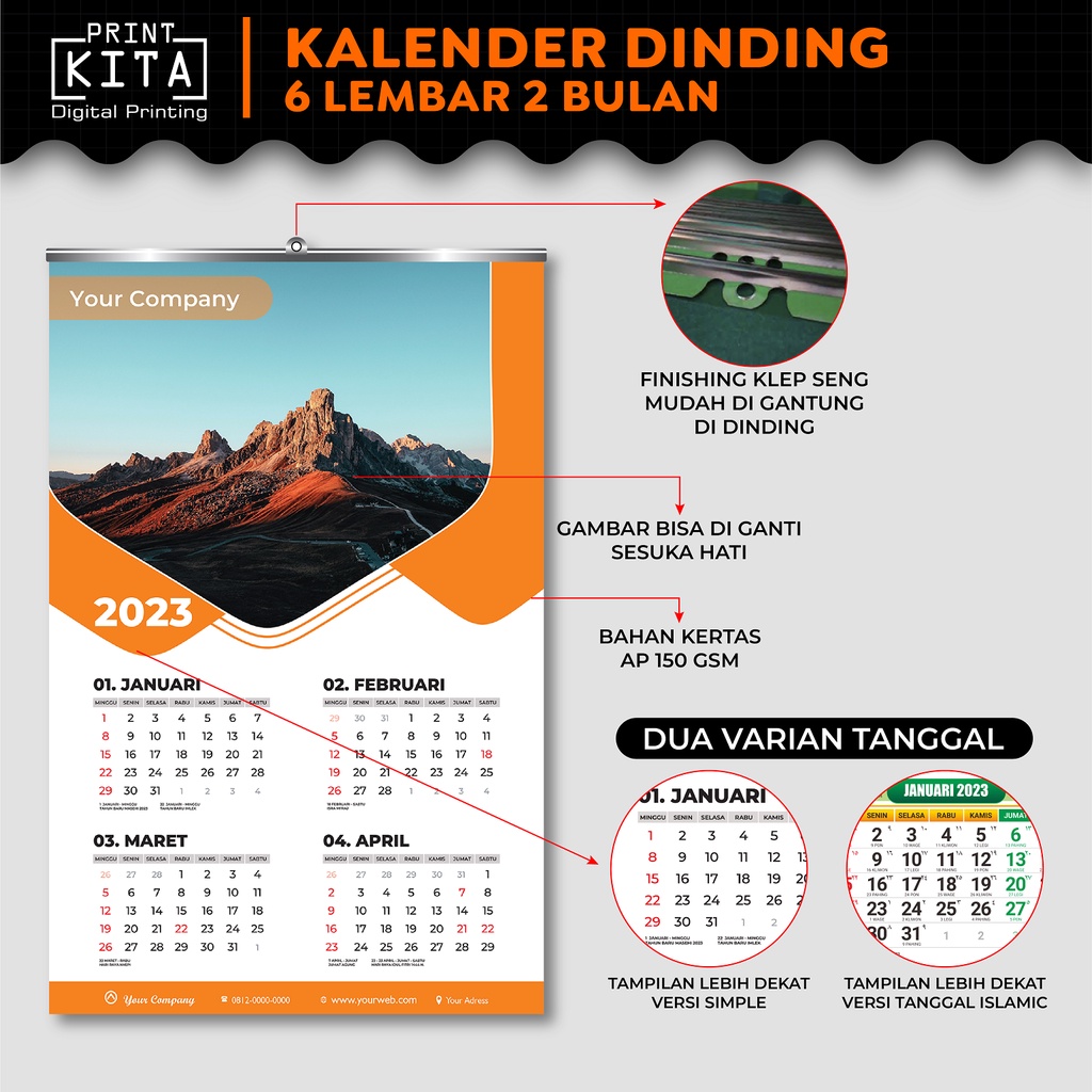 

Kalender Dinding 2025 isi 6 Lembar Bahan AP 150, Kalender Aesthetic 2025 Kalender Modern 2025