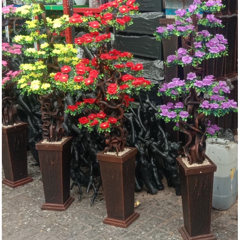 SEMANGGI AKAR TINGGI 120CM // BUNGA HIAS ARTIFICIAL DEKORASI// BUNGA ARTIFICIAL SUDUT RUANGAN