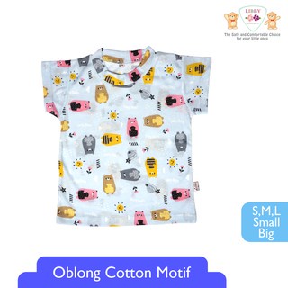 LIBBY 1 PCS KAOS OBLONG KATUN MOTIF PLAY TIME