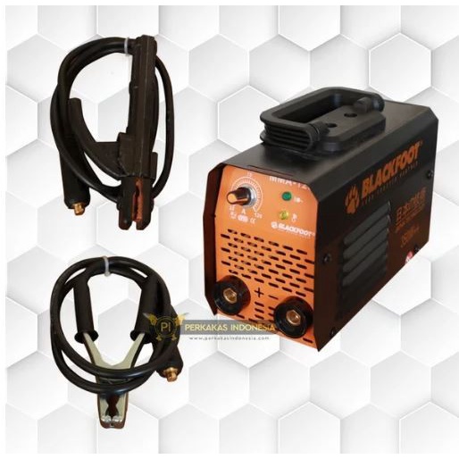 New Mesin Las Listrik Blackfoot 120 350-450 Watt Set Travo Las 450W Mm