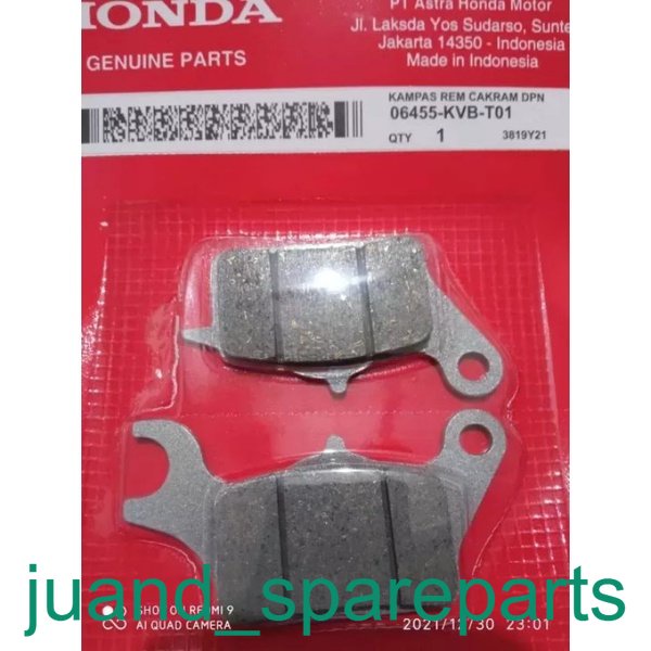 kampas rem depan vario techno beat fi beat vario125 vario150 kvb T01
