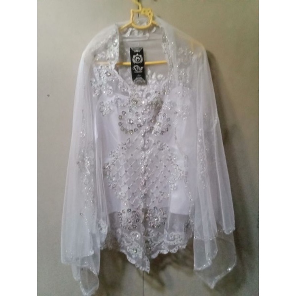kebaya Payet putih new
