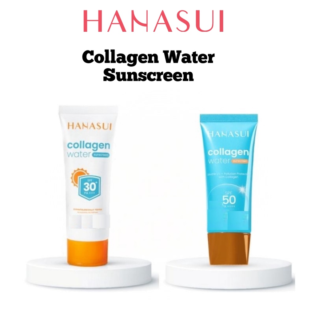 ❤️ MEMEY ❤️ HANASUI Collagen Water Sunscreen Spf 50 | Spf 30 30ml