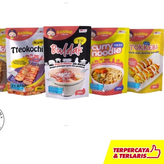 

Harga Murah [ALL VARIAN Eonnie Kitchen ] Topokki Rabokki Odeng Dakbal Ceker Pedas Tanpa Tulang Corndog Tteokochi Jjangmyeon Jajangmyeon Rabokki Budae Jjigae Snack Korea~