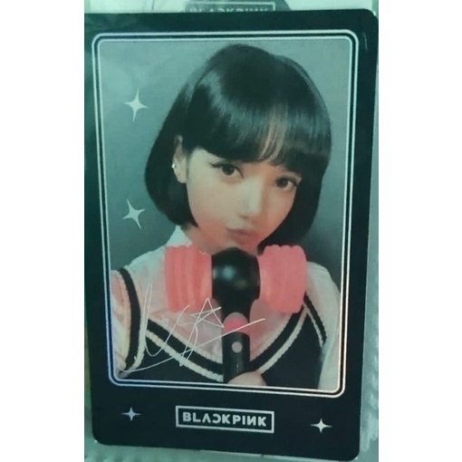 1 SET POB LIGHTSTICK 2 BLACKPINK LIMITED STANDEE