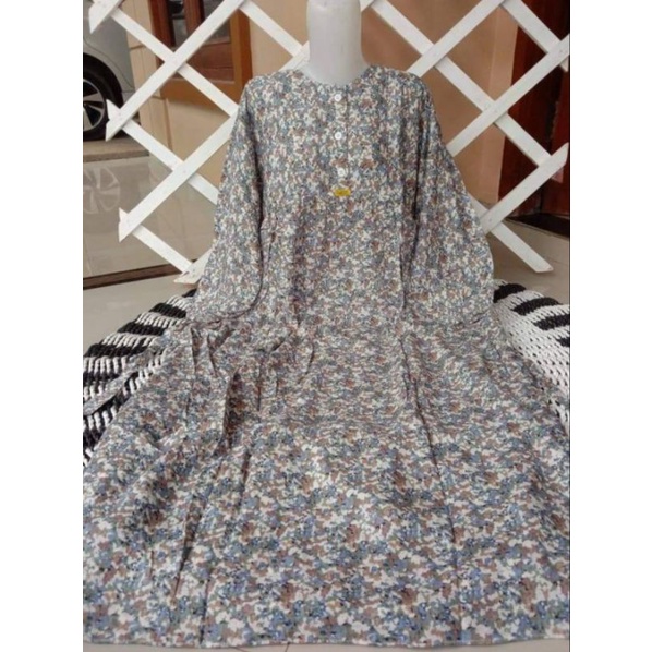 MINI DRESS BUNGA JUMBOO / MAXI DRES RAYON TERLARIS