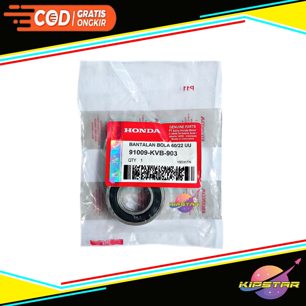 BEARING 6022 LAHER 6022 KLAHER 6022 BANTALAN RODA BELAKANG BEAT VARIO SCOOPY / BEARING 60/22 UU