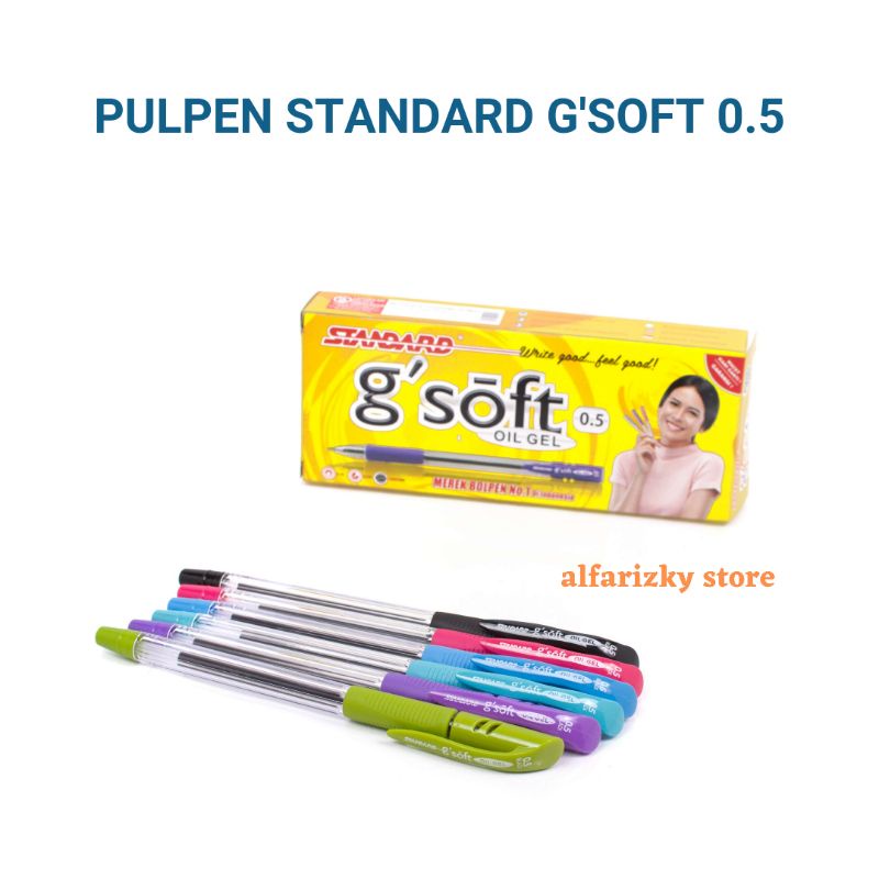 

Pulpen Standard G'SOFT 0.5 - Bolpen Ballpoint