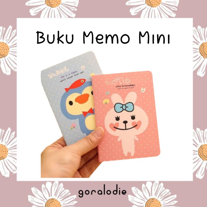 

BUKU TULIS MINI BOOK MINI BUKU TULIS MEMO KECIL MOTIF KARTUN CARTOON MINI BOOK KARAKTER