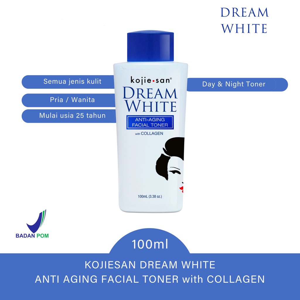 KOJIE SAN DREAM WHITE TONER 60ML 100ML -NJ