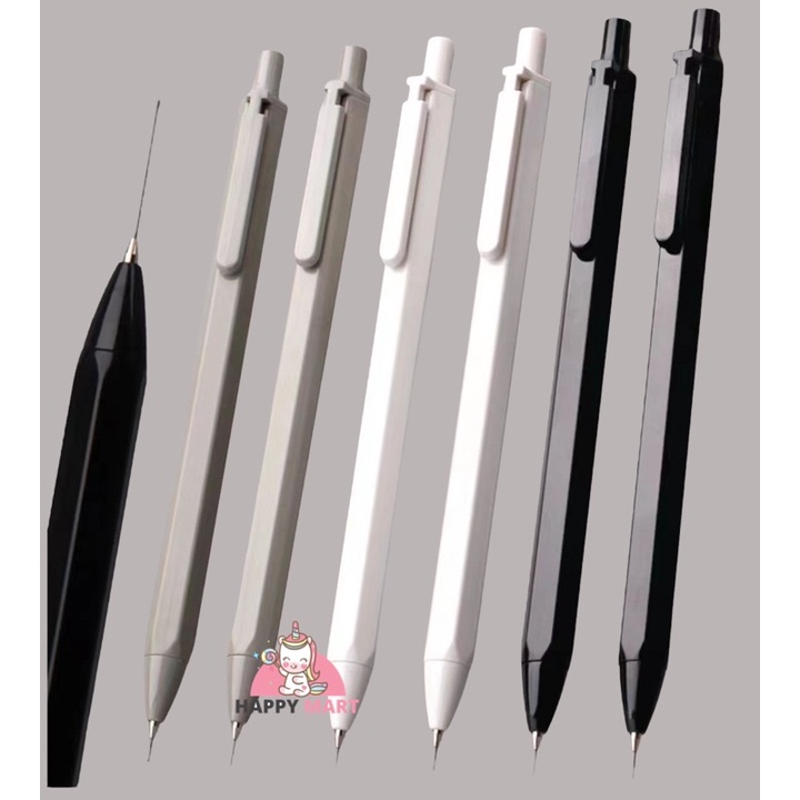 

pensil mekanik / pensil cetek 0.5 white basic
