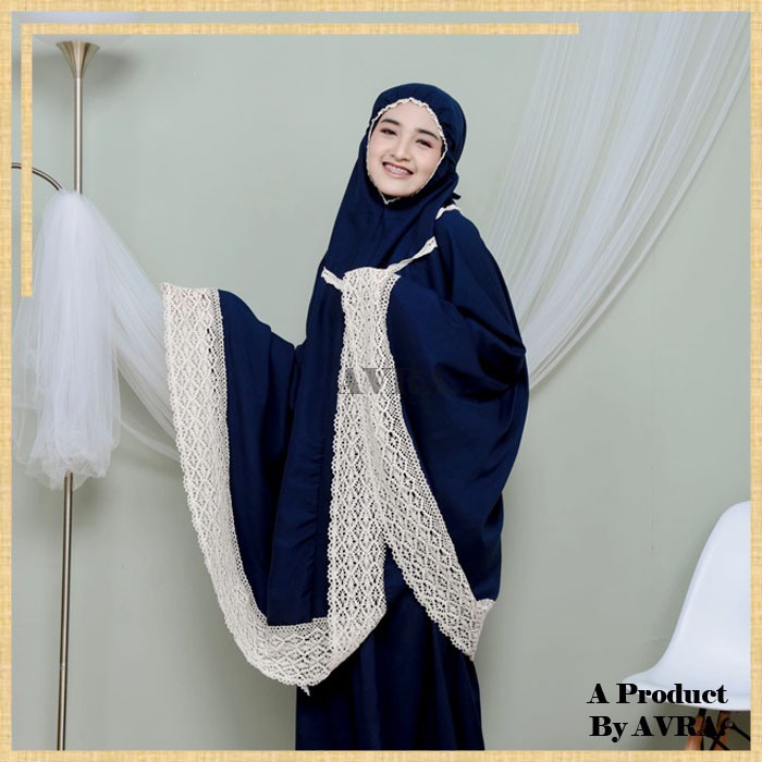 Mukena Dewasa Jumbo Bahan Adem Mukenah Katun Polos Renda Mewah Bahan Adem Dan Lembut Premium Berkualitas