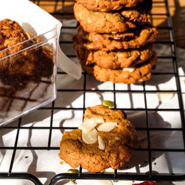 

OATMEAL COOKIES (cookies vegan, gluten free, aman utk diabetes)