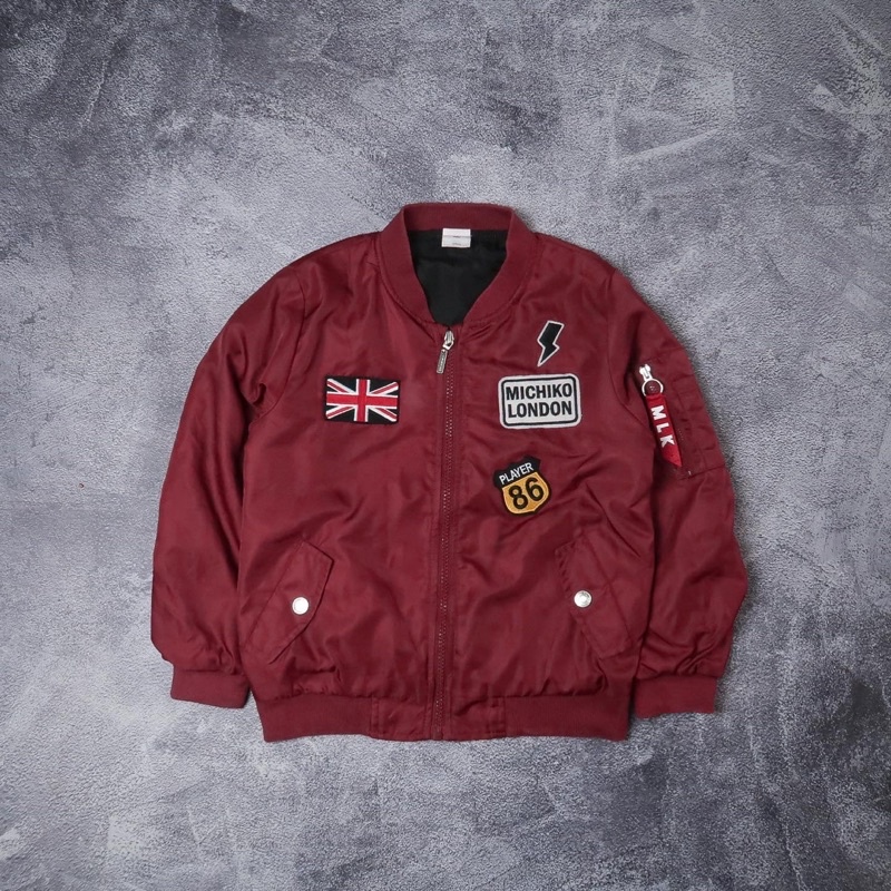 jaket bomber michiko london anak