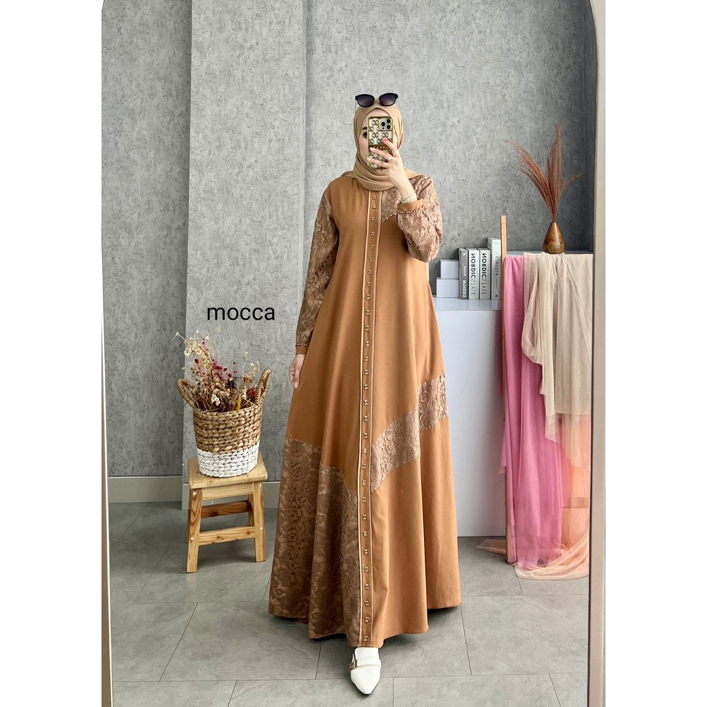 Dress Nesya Original GLAMZ / Fashion Muslim Gamis