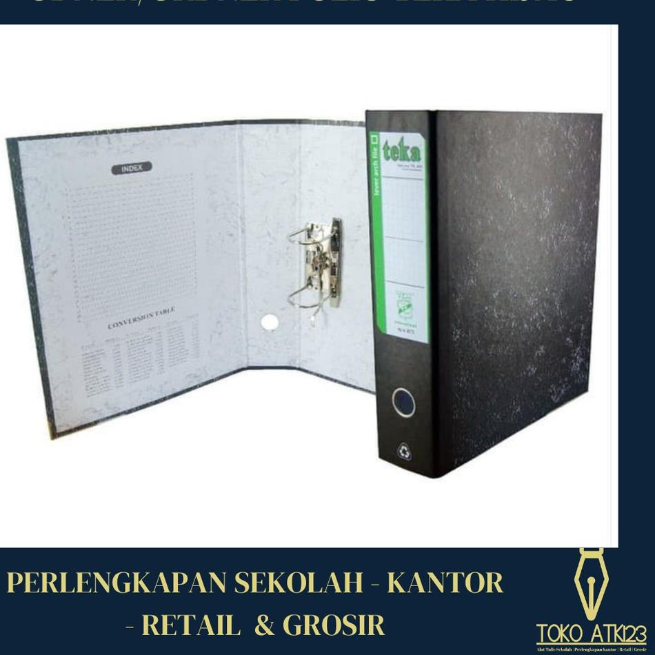 

Murah Ekonomis Odner / Ordner / Otner / Orgenizer Merk Teka Folio Hijau Lebar 7cm