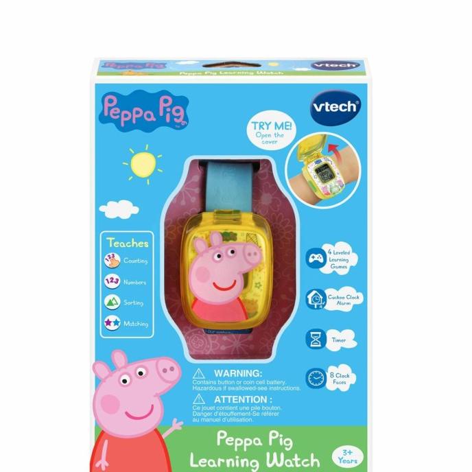 Vtech Peppa Pig Learning Watch - Blue