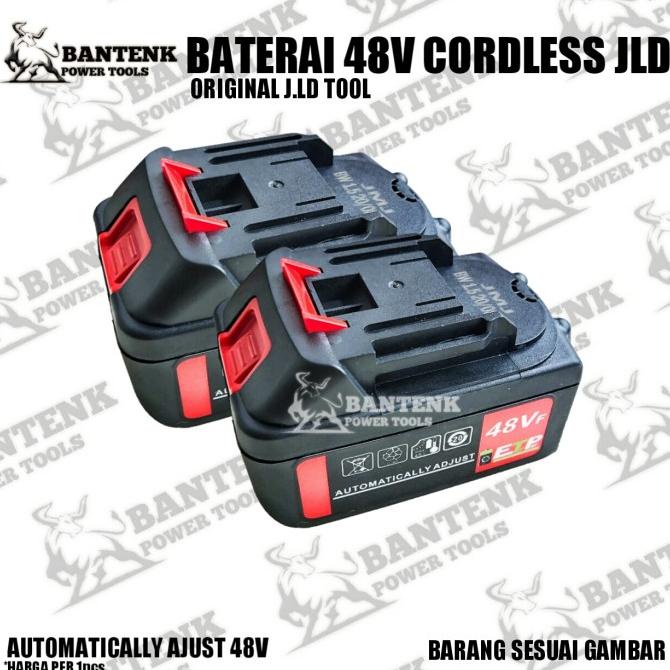 BATERAI 48V JLD TOOL. BATERAI CORDLESS. BATERAI GERINDA BOT JLD TOOL