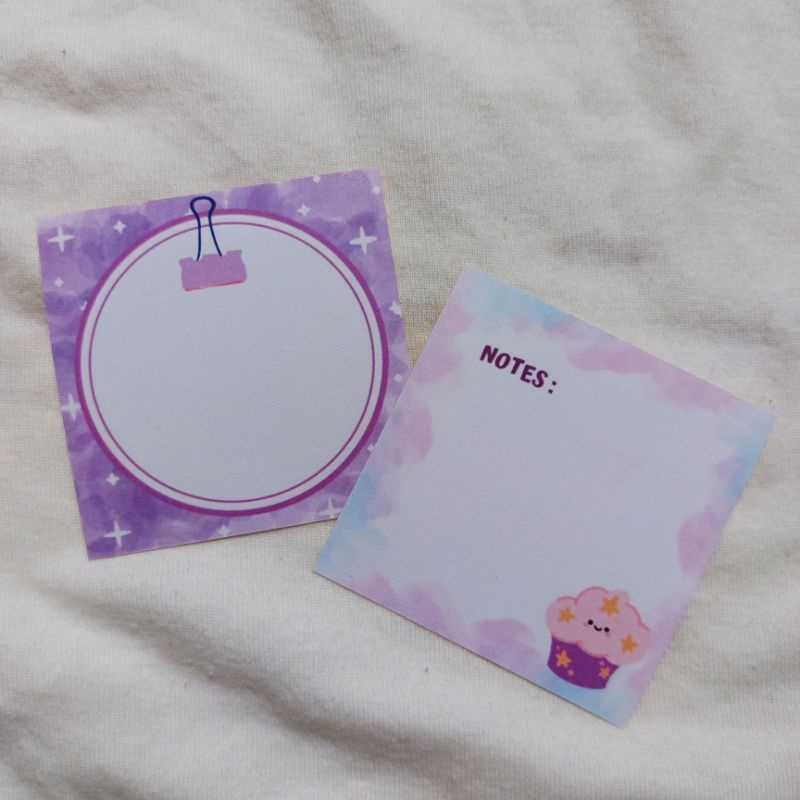 

[12 lbr] purple theme memo print