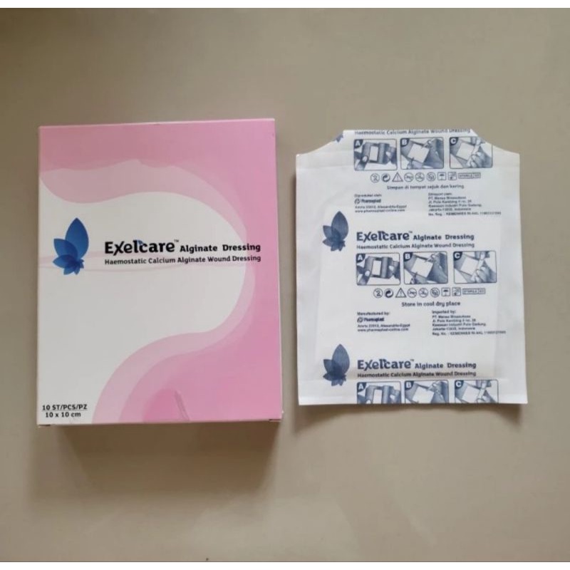Exelcare Alginate Dressing 10x10cm - Alginate Wound Dressing 10x10