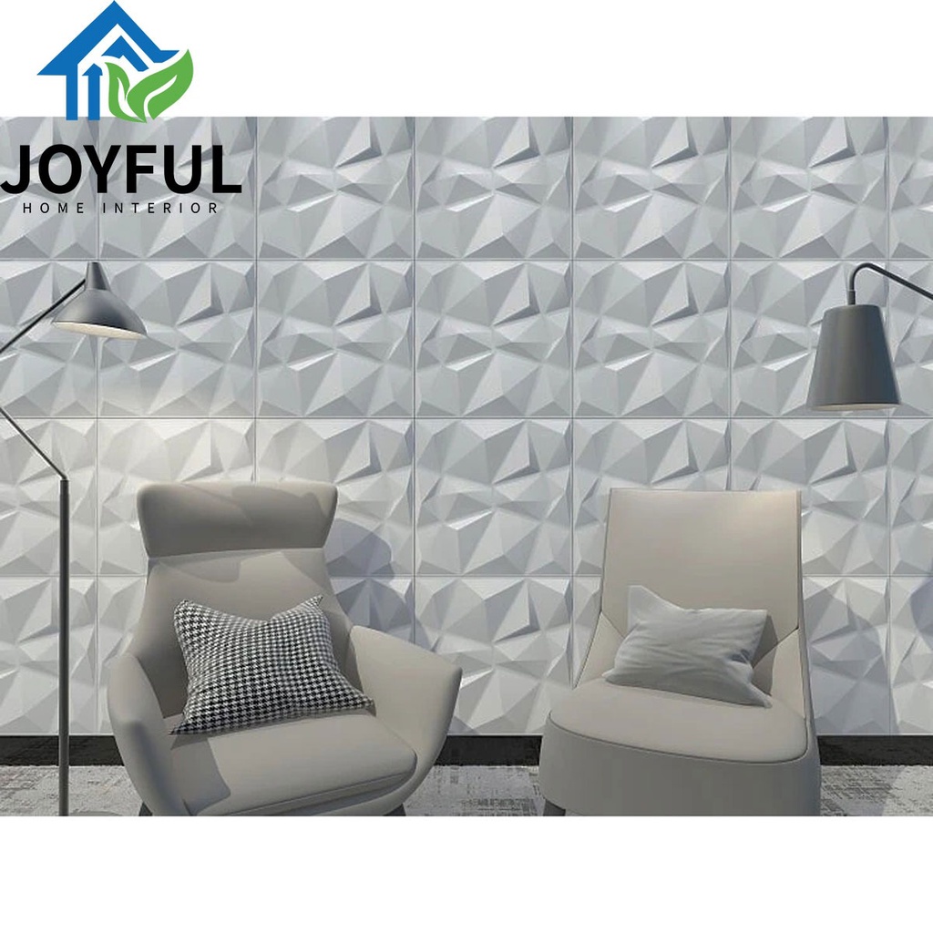 Wallpanel  PVC 3D Wallpaper Dinding  • 50cm x 50cm • High Quality