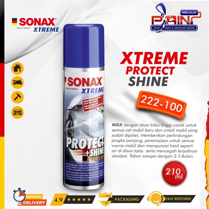 SONAX Xtreme PROTECT + SHINE 222-100 210ml Proteksi Cat Hingga 6 bulan