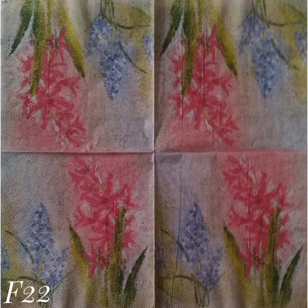 

Napkin Eropa Flower F22 / Tissue Decoupage