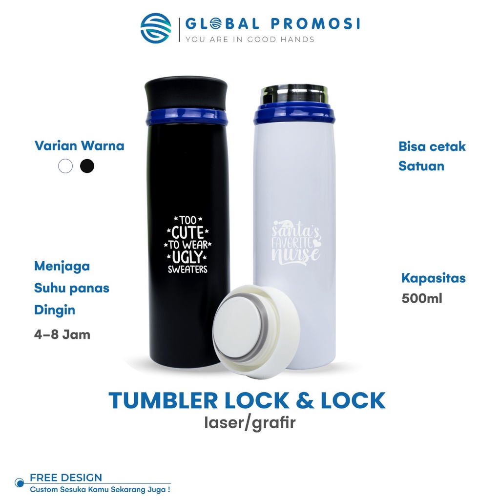 Tumbler Lock &amp; Lock Custom Grafir/Laser Murah