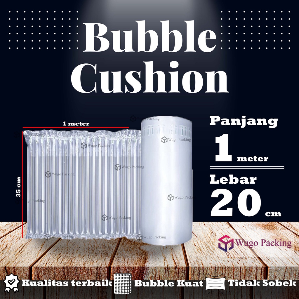 

20cm Bubble Wrap Inflatable Roll Air Bag Cushion Packing (meteran)