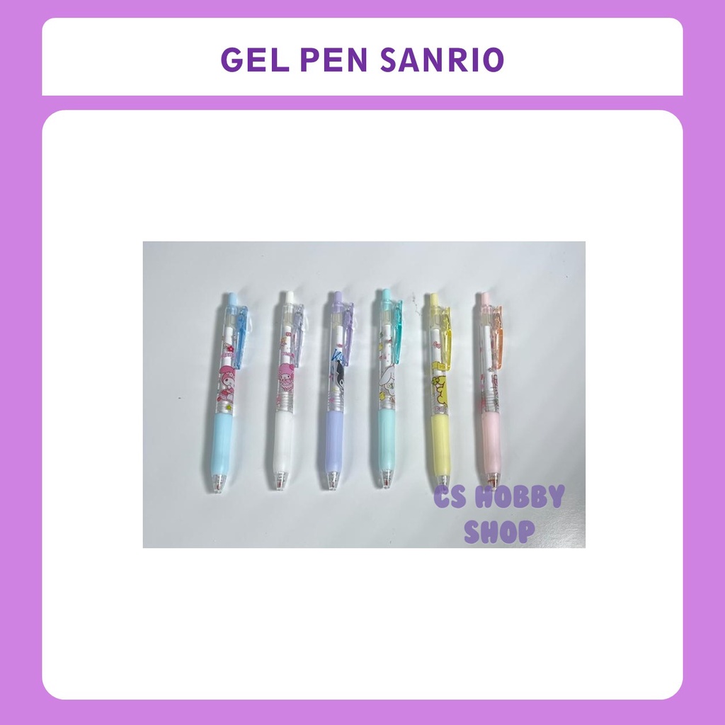 

Gel Pen Sanrio Cinnamoroll My Melody Kuromi Hello Kitty Pompurin Little Twin Star